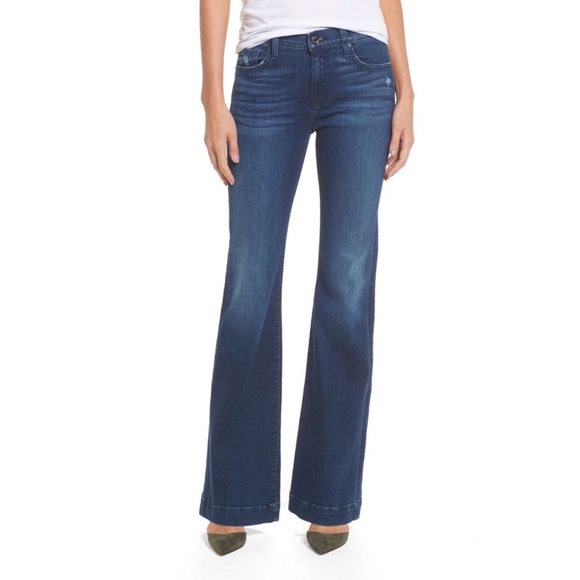 7 For All Mankind Denim - 7 For All Mankind Dojo Wide Leg Jeans 26x29